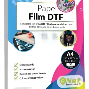 Papel Film Dtf 50 Hojas A4 Blanco